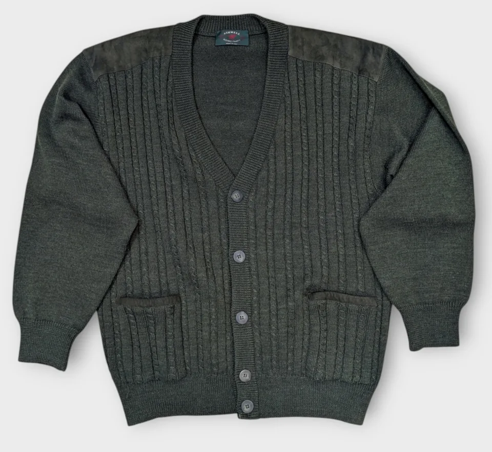 Кардиган винтажный мужской (L-XL) — архивная находка