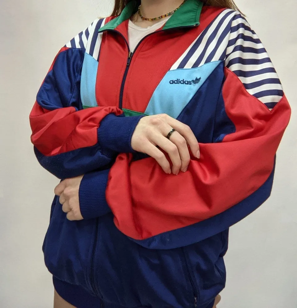 Олимпийка Adidas винтажная в стиле 90х — архивная находка
