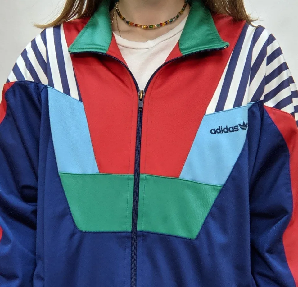 Олимпийка Adidas винтажная в стиле 90х — фотография 2