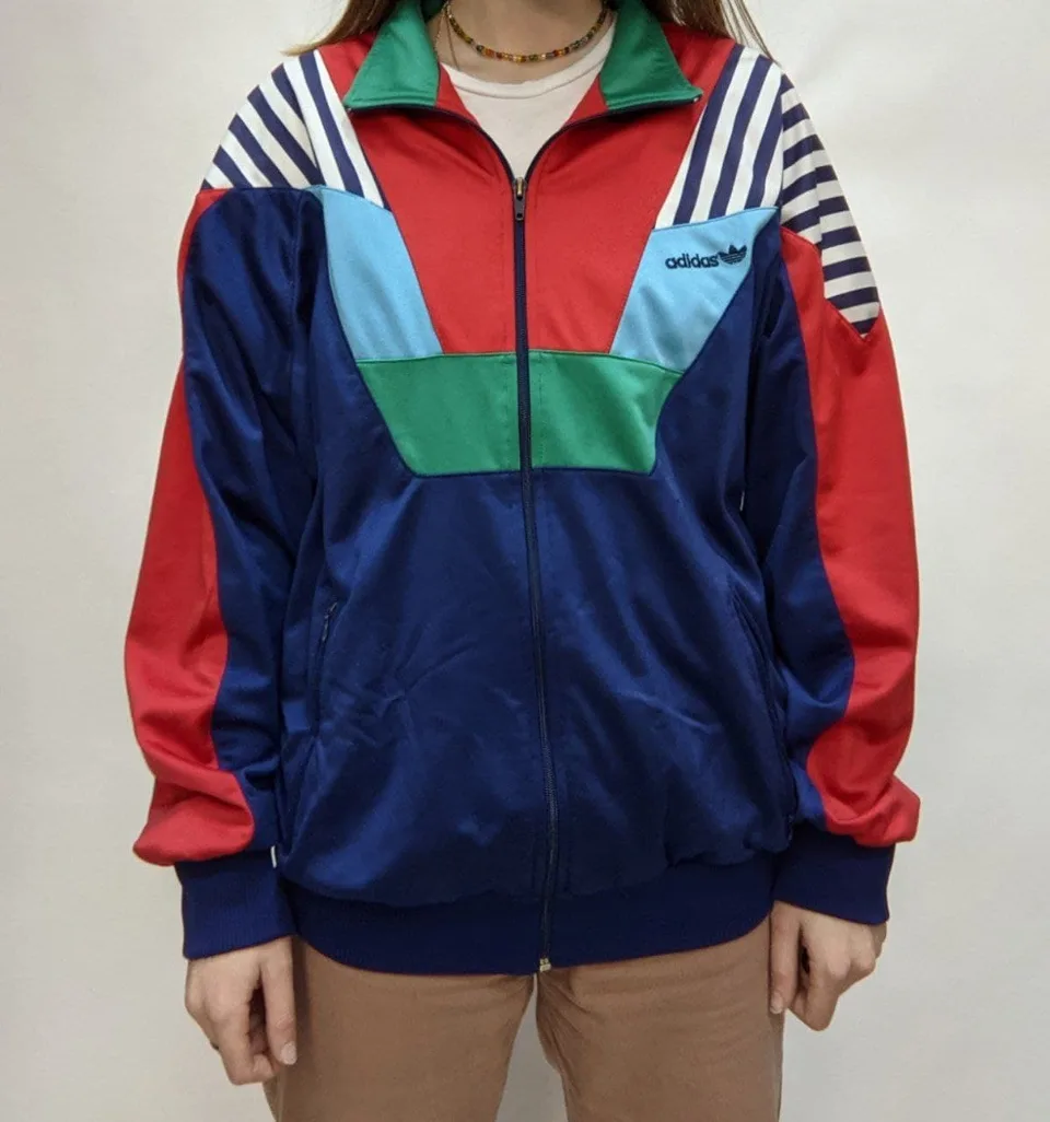 Олимпийка Adidas винтажная в стиле 90х — фотография 3