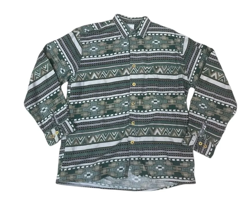 Рубашка Aztec (L) фланелевая — архивная находка