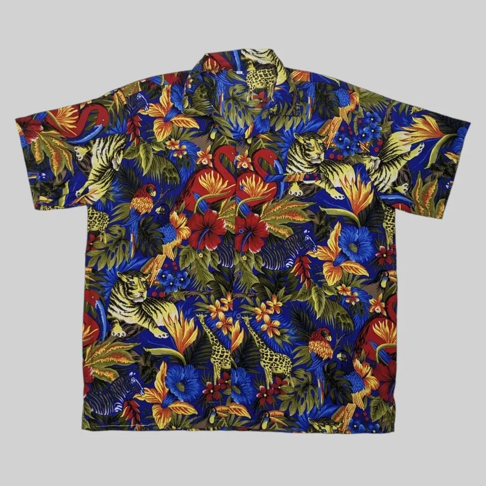 Рубашка гавайская (XXXL) — архивная находка