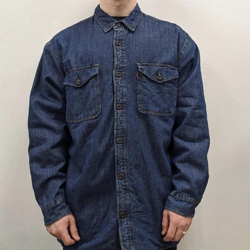 Рубашка утепленная Levi's (XL) — архивная находка