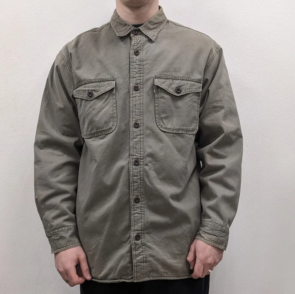 Рубашка утепленная Levi`s (L) — архивная находка