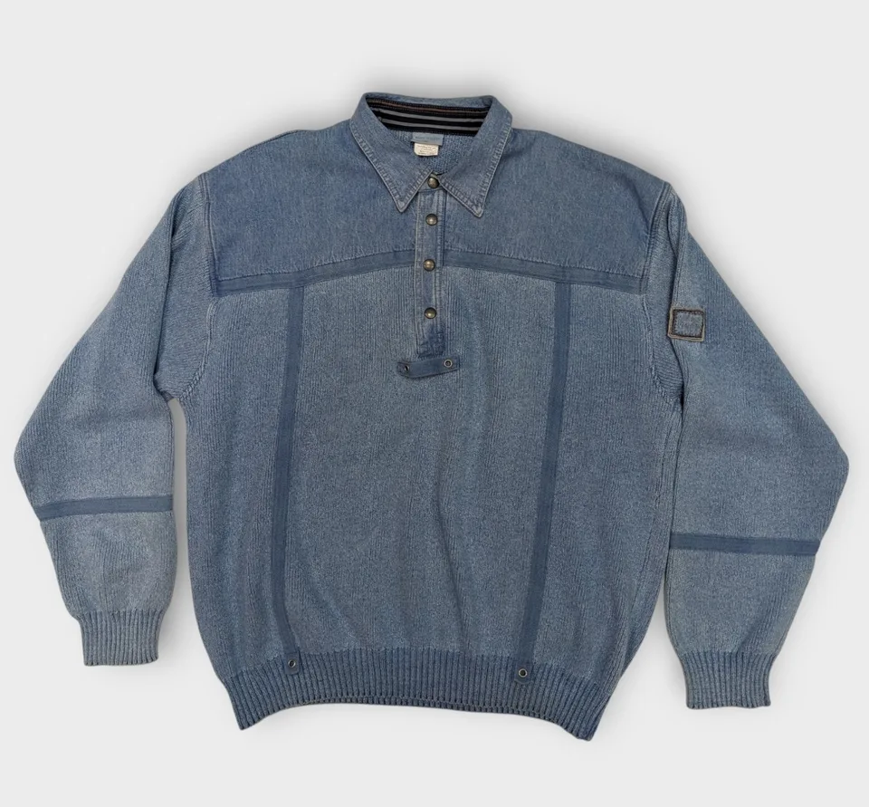 Свитер поло Blue Willi's (XL) — архивная находка