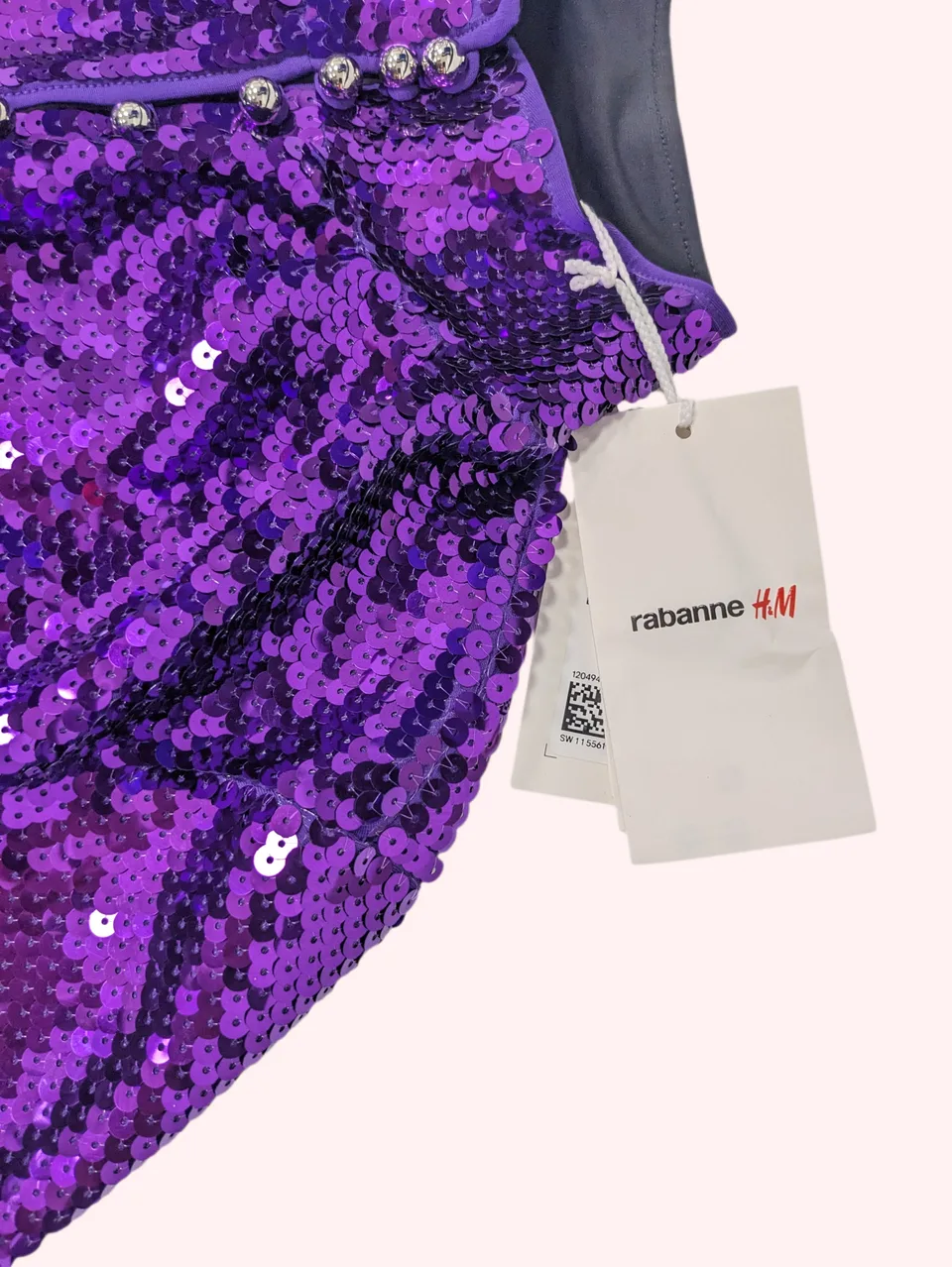 Топ Пайеточный Paco Rabanne + H&M СТОК — фотография 2