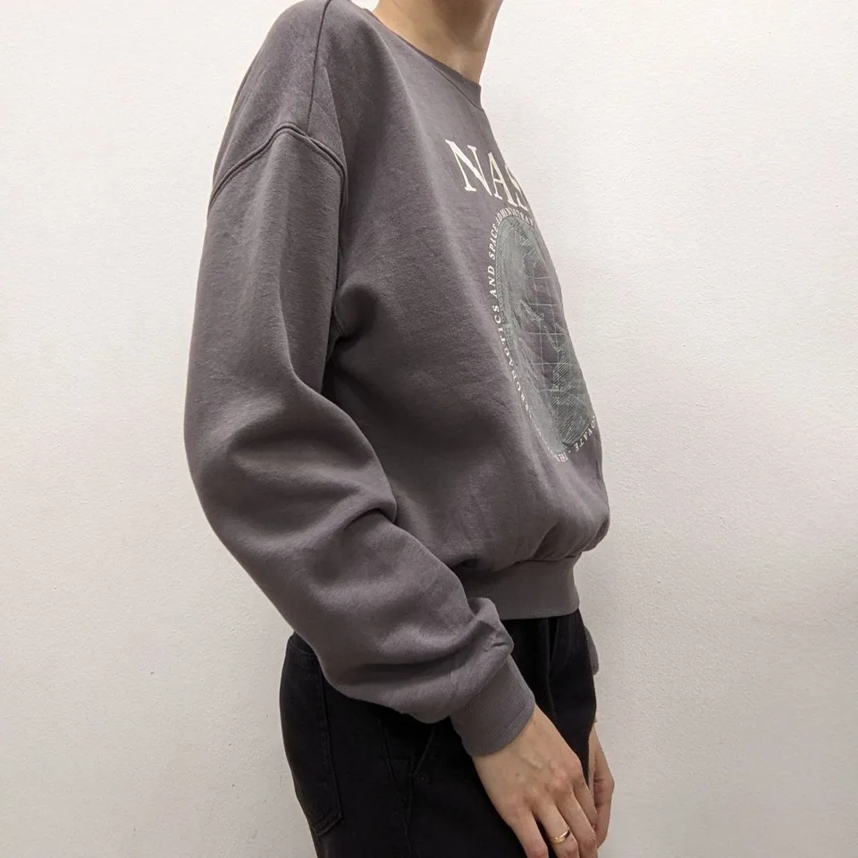 Укороченный свитшот H&M (M) — фотография 2