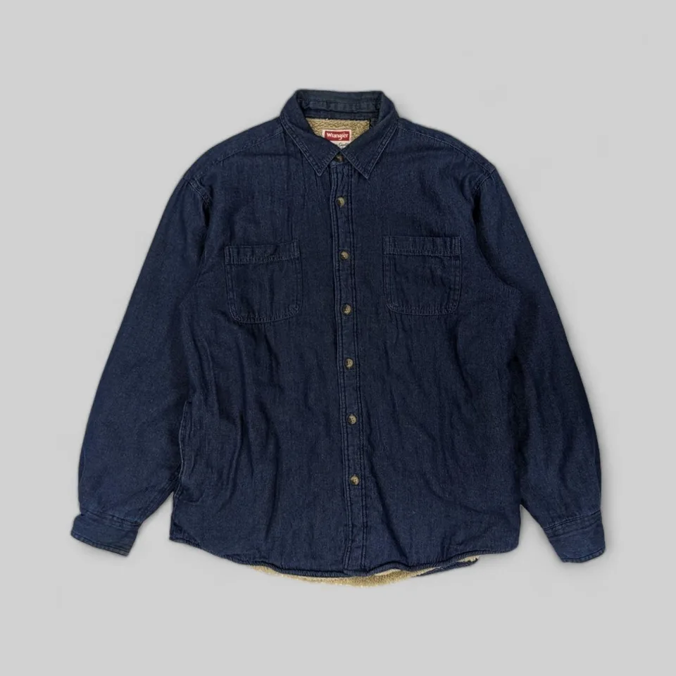 Утепленная рубашка Wrangler (L) — архивная находка